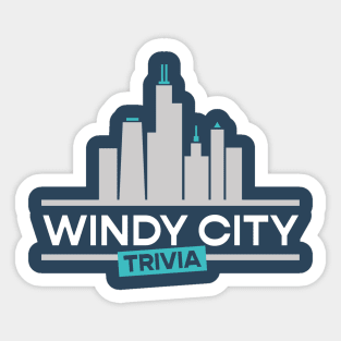 Windy City Trivia - Gray Sticker
